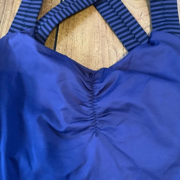 Lululemon Athletica Blue Bustier Tank Top - Picture 2 of 7